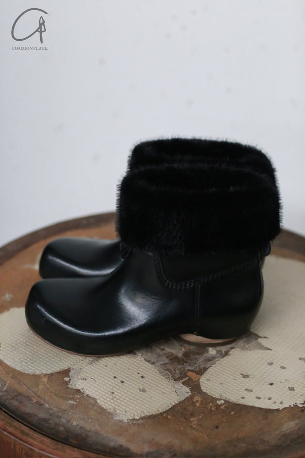DOYS leather boots DS-TB0101-WH black